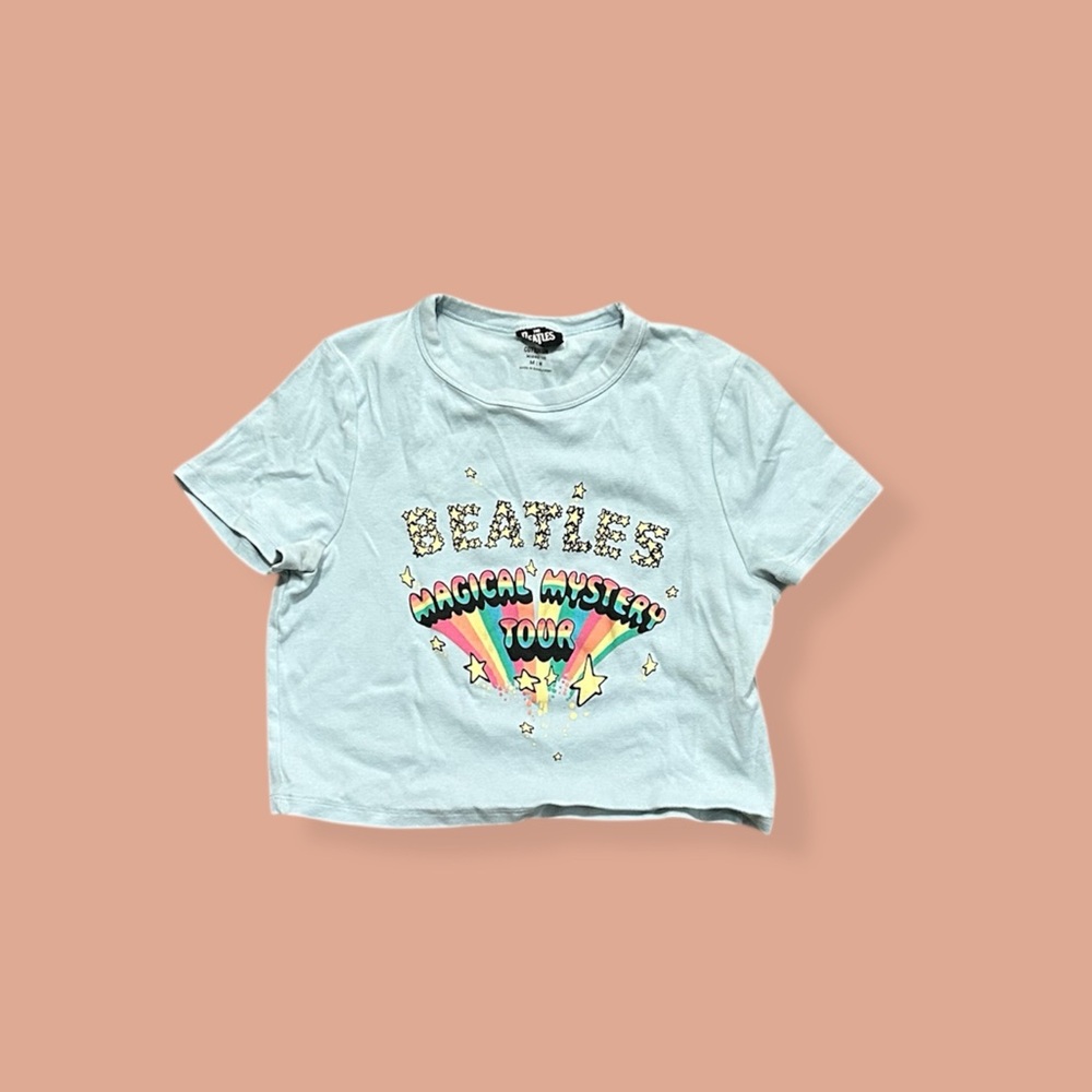 5/$25 Women’s Light Blue Beatles Graphic T-Shirt